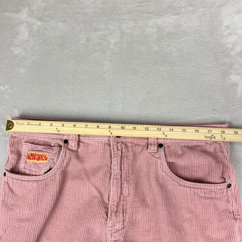 Empyre Corduroy Relaxed Skate Pants Men 34 (Fit 37x28) Dusty Pink Baggy Y2K - Picture 7 of 13